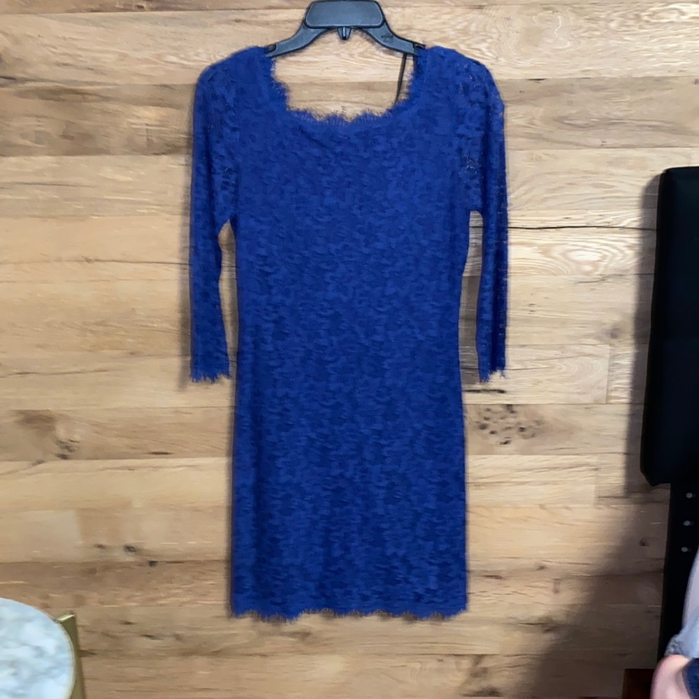 Diane Von Fursremburg Zarita lace mini dress